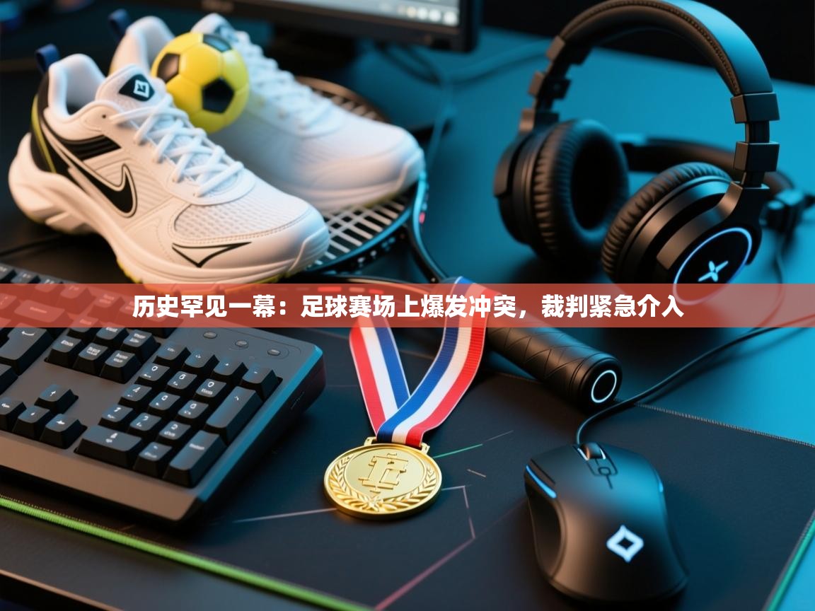 历史罕见一幕：足球赛场上爆发冲突，裁判紧急介入  第2张